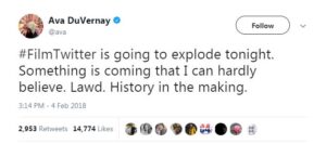 Ava DuVernay tweet about Netflix Cloverfield Paradox