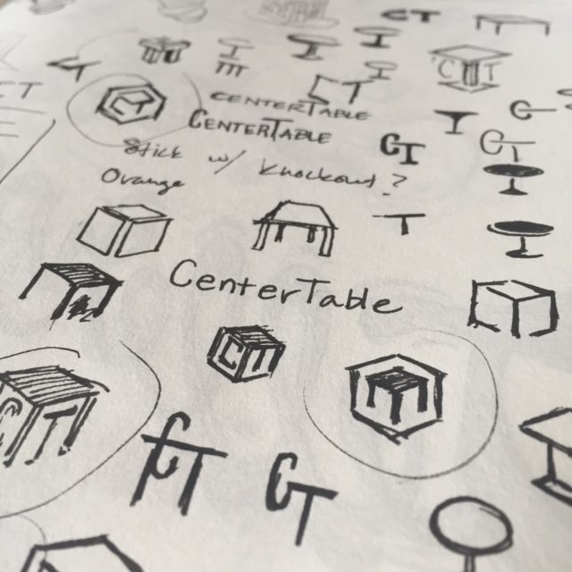 CenterTable-logo-sketches
