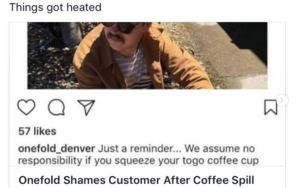 Onefold Denver restaurant owner Mark Nery is a regular critic of his online critics (Photo: Instagram)