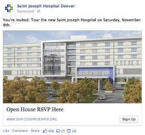 External Communications Campaign Built Awareness For New Saint Joseph Hospital