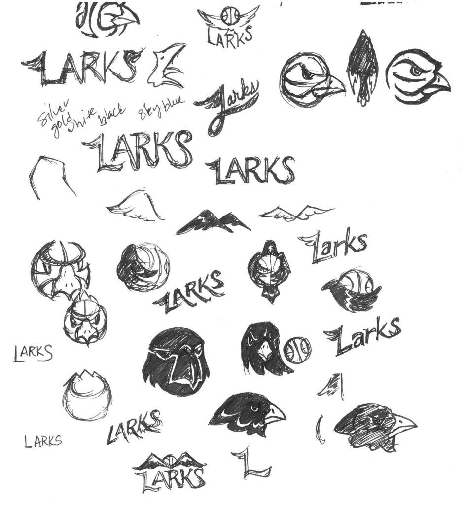 denver-larks-logo-sketch